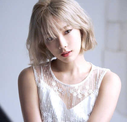 ทรงผมสั้นของแทยอน
