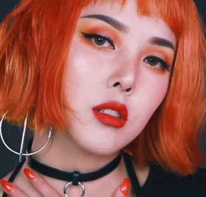 แต่งหน้าโทนส้มจี๊ด
