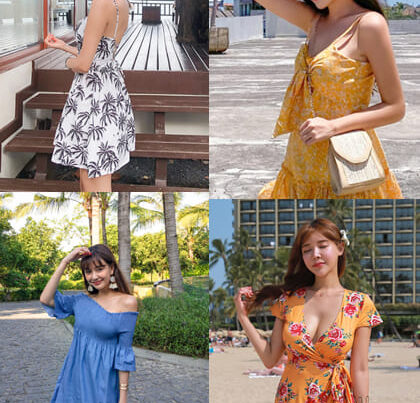 ชุดเดรสใส่ไปเที่ยวปี 2020