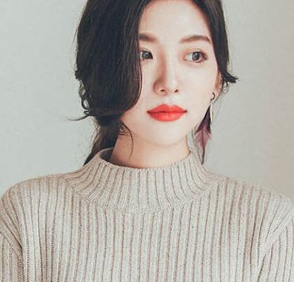 ผมยาวมัดแบบสาวเกาหลี