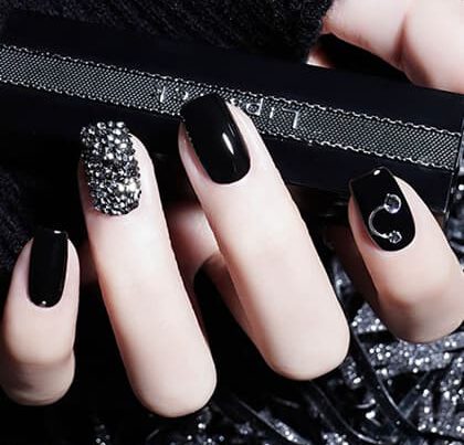 สีเล็บดาร์กๆ Dark Tone Style ลายเล็บสีดำสวยๆ